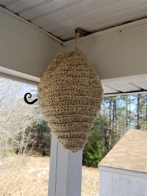 imitation wasp nest.